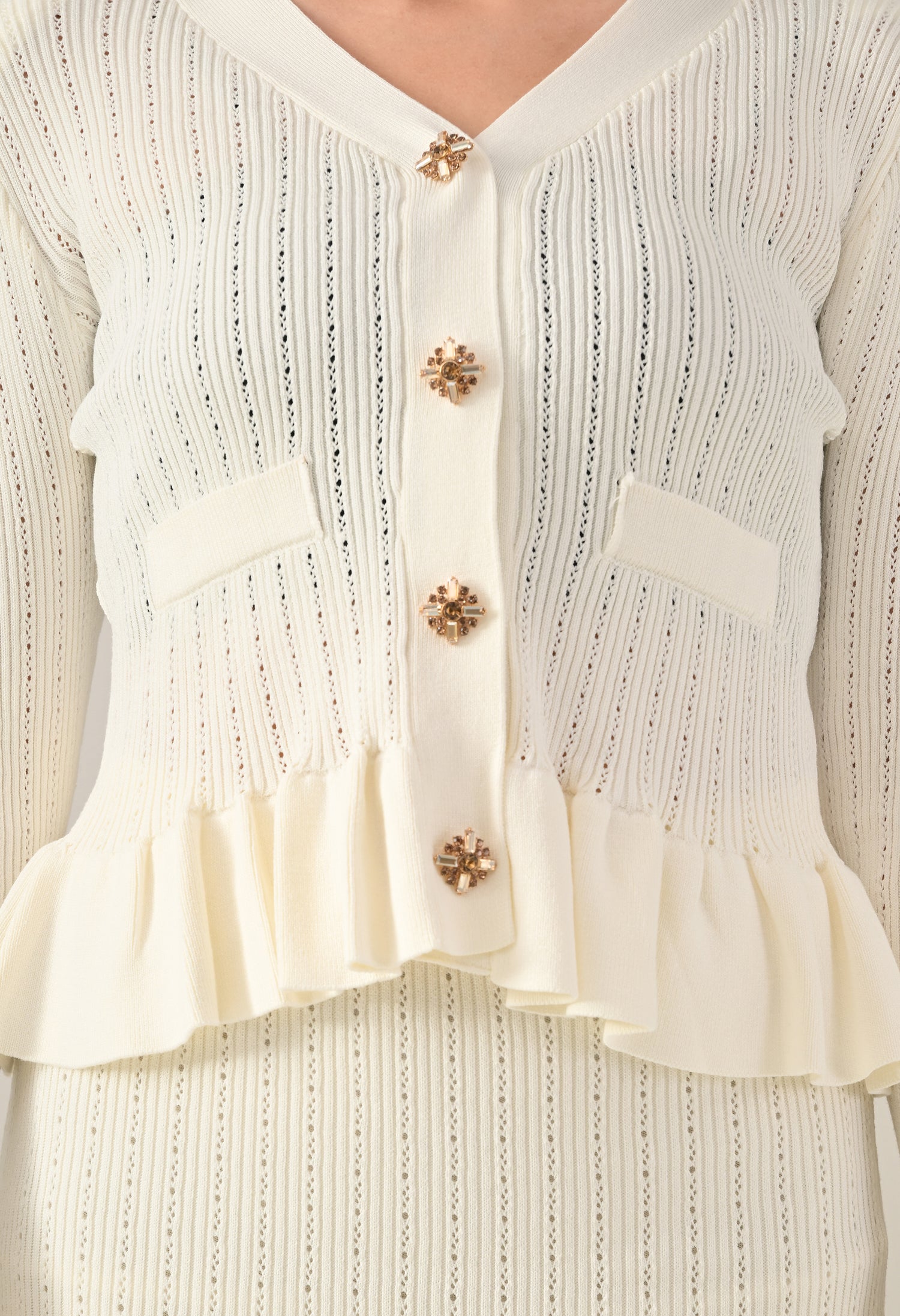 Ruffle Grace Knit Co-ord Set