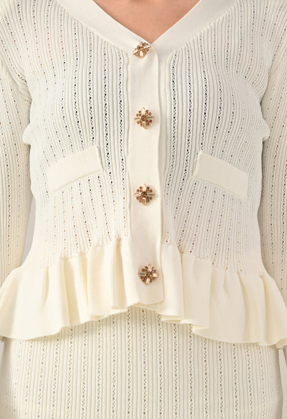 Ruffle Grace Knit Co-ord Set