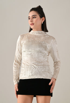 Urban Glow Velvet Top