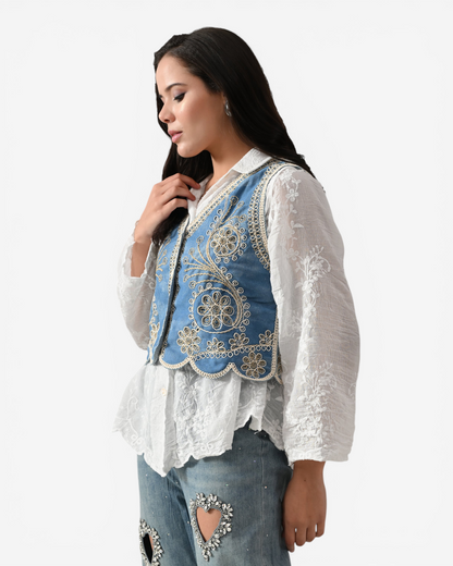 Bluebell Shirt Vest Set