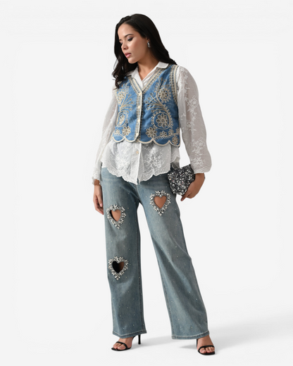 Bluebell Shirt Vest Set