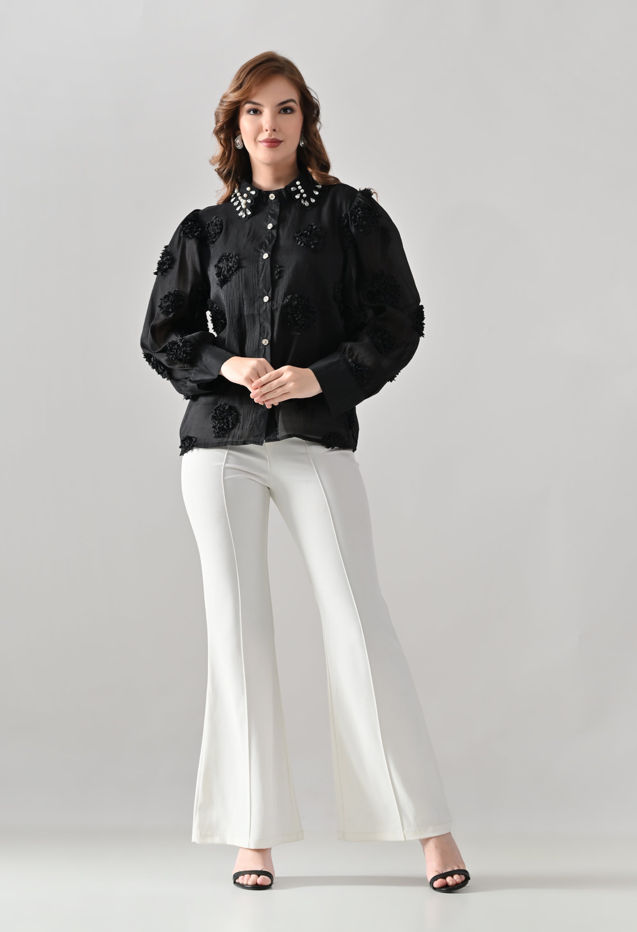 Pearl Embellished Shirt