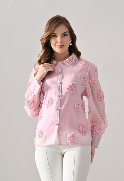 Pearl Embellished Shirt