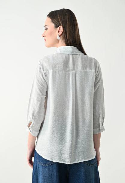 Statement Embroidery Shirt