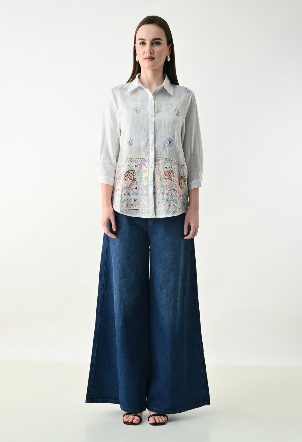 Statement Embroidery Shirt