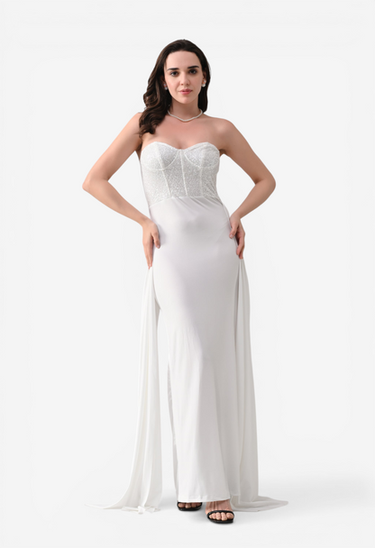 Sweetheart Neck Maxi Dress