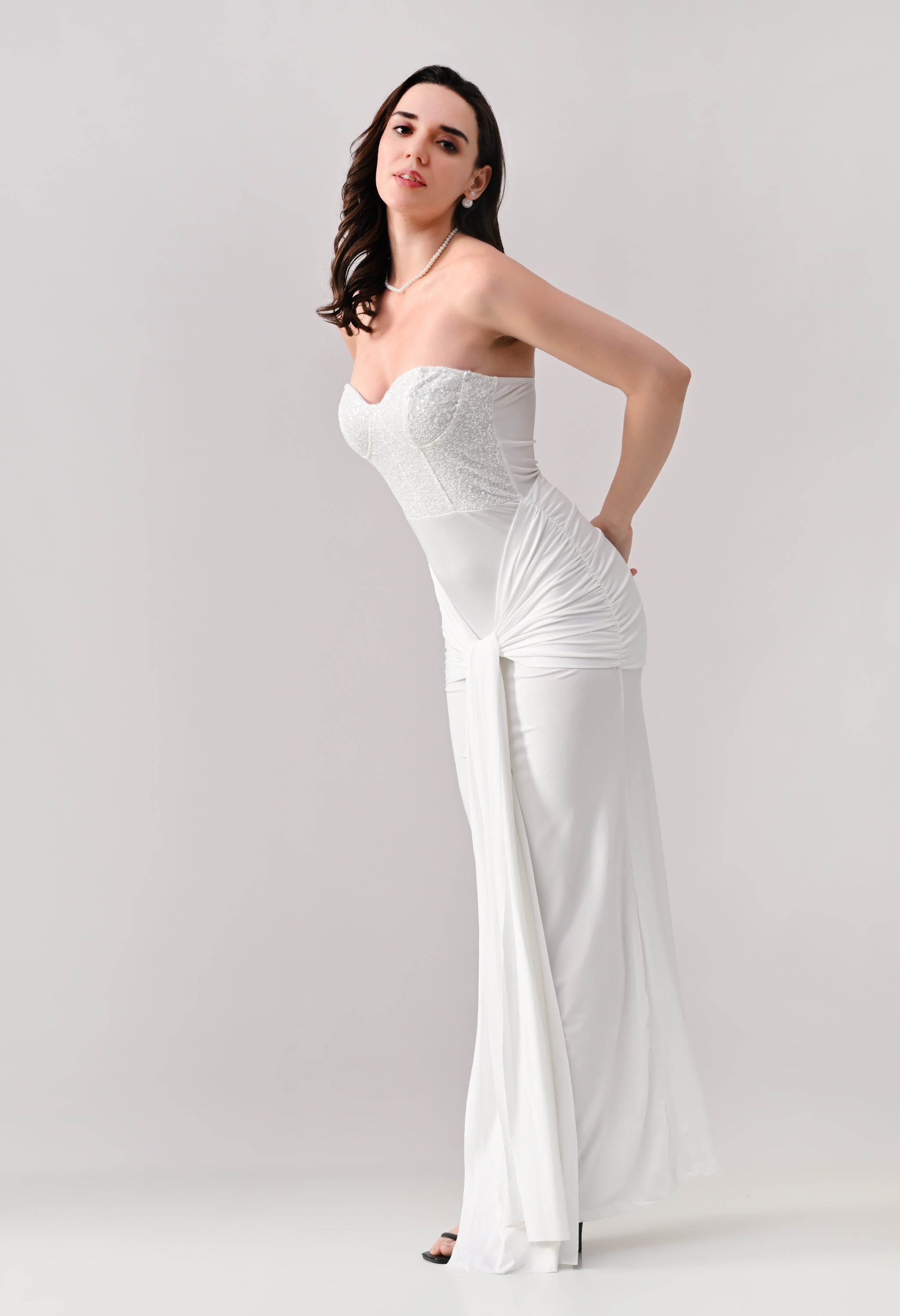 Sweetheart Neck Maxi Dress