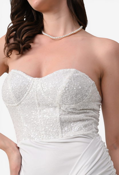 Sweetheart Neck Maxi Dress