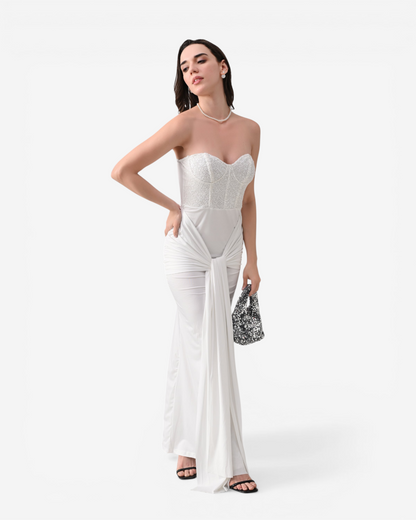 Sweetheart Neck Maxi Dress