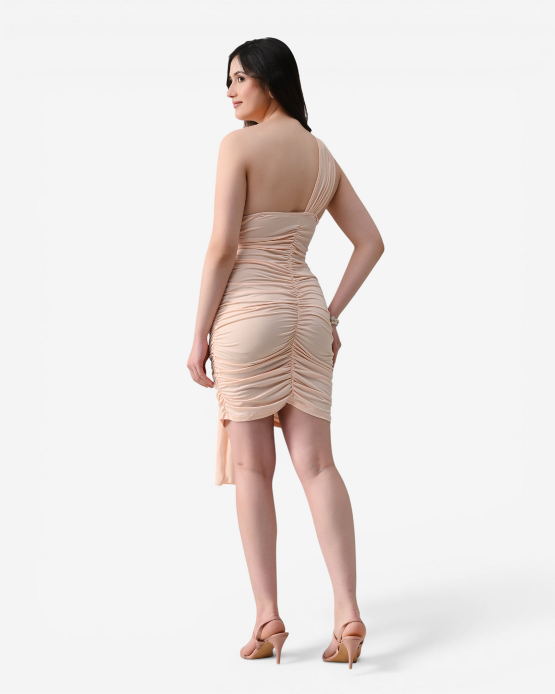 One-Shoulder Evening Dress