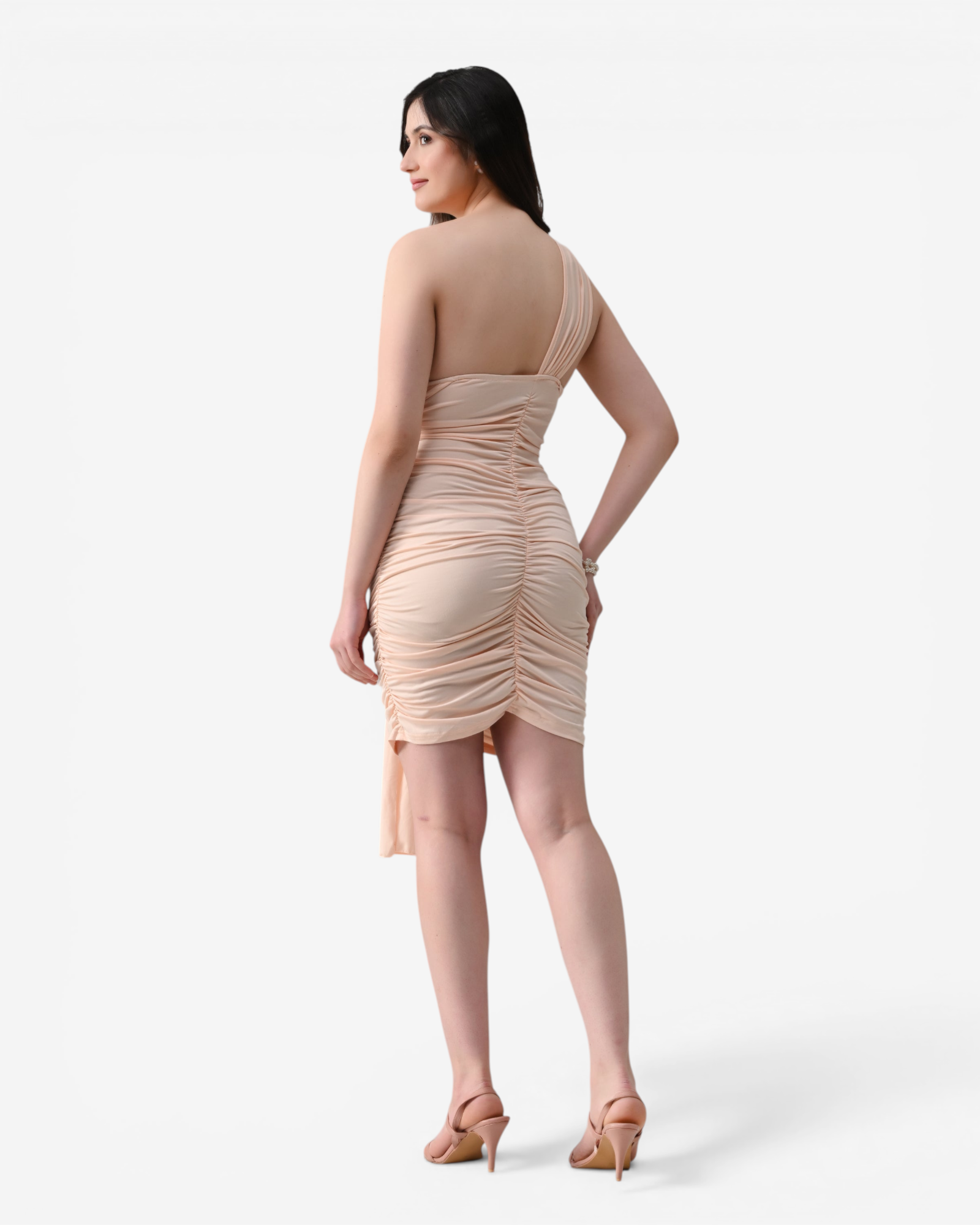 One-Shoulder Evening Dress