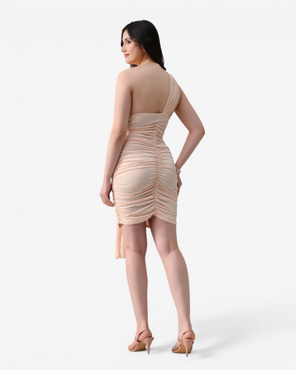 One-Shoulder Evening Dress