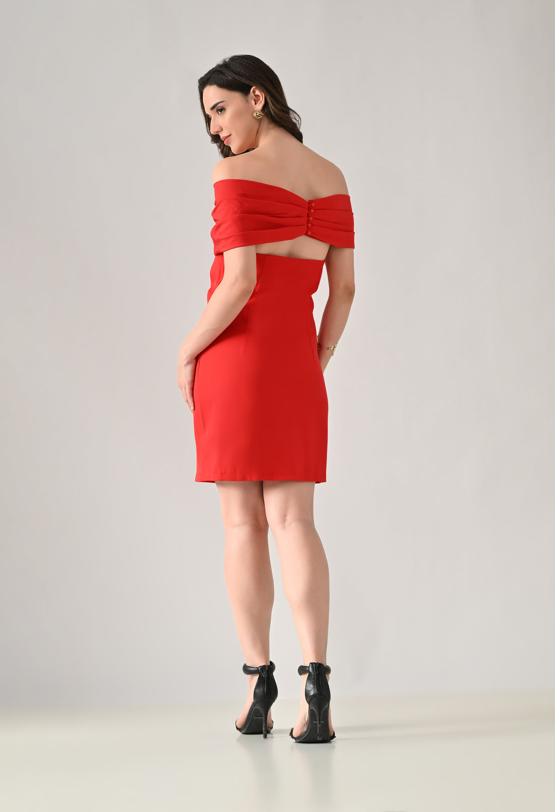 Off-Shoulder Mini Dress