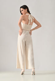 Backless Halter Jumpsuit