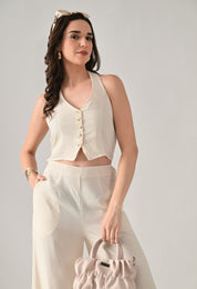 Backless Halter Jumpsuit