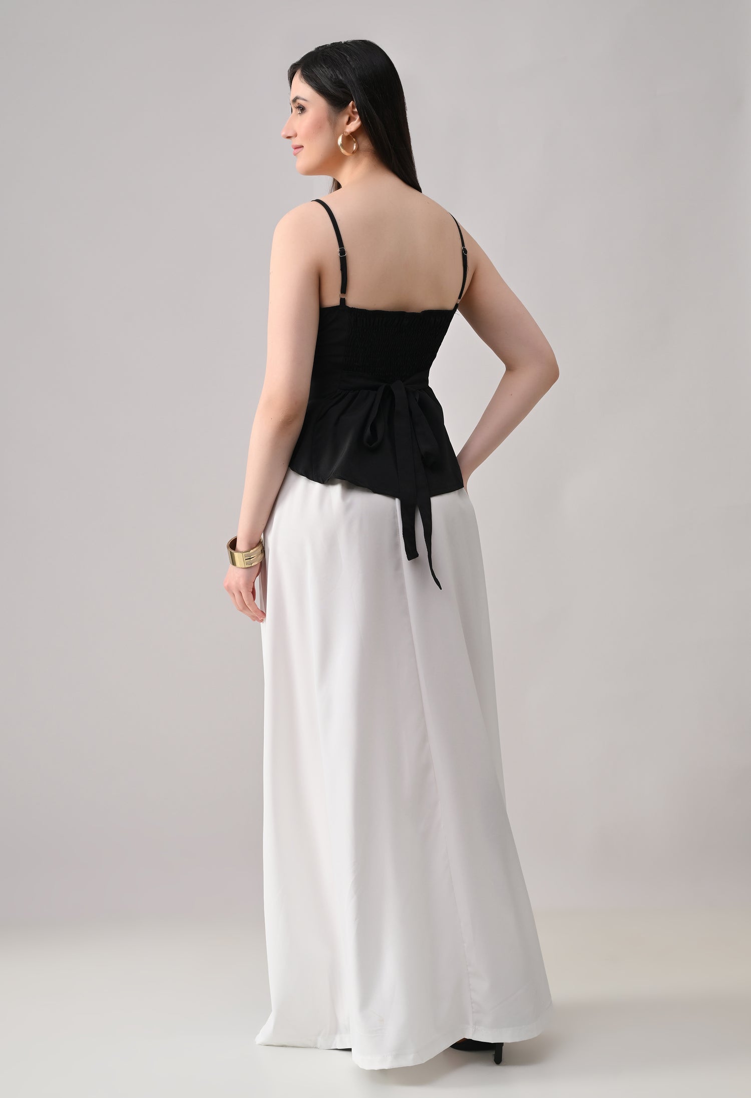 Top &amp; Flared Maxi Skirt Set