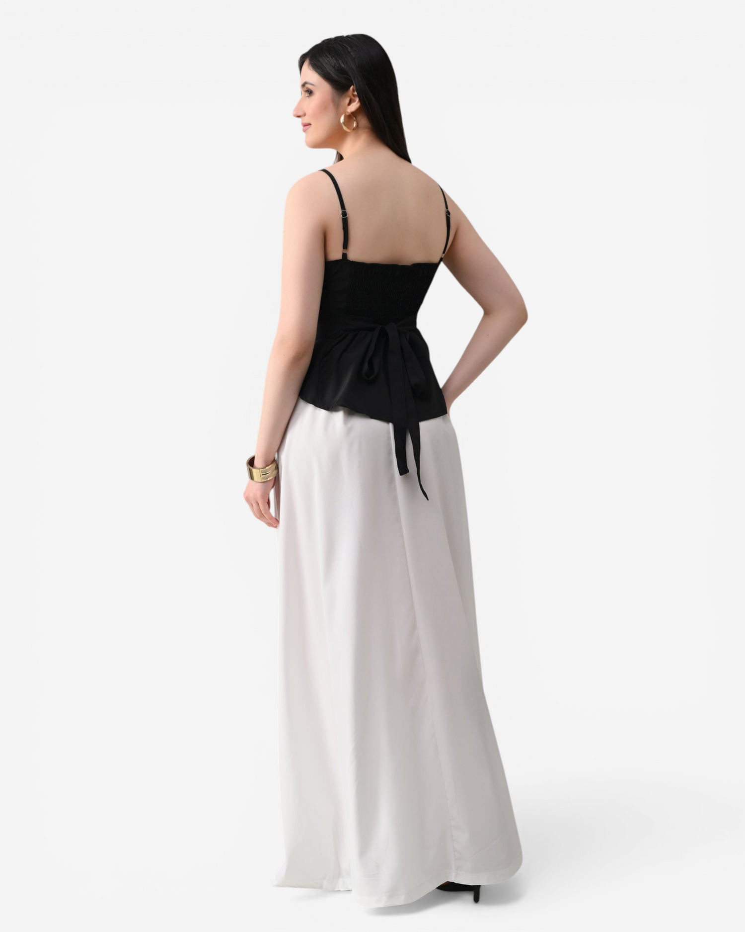 Top &amp; Flared Maxi Skirt Set