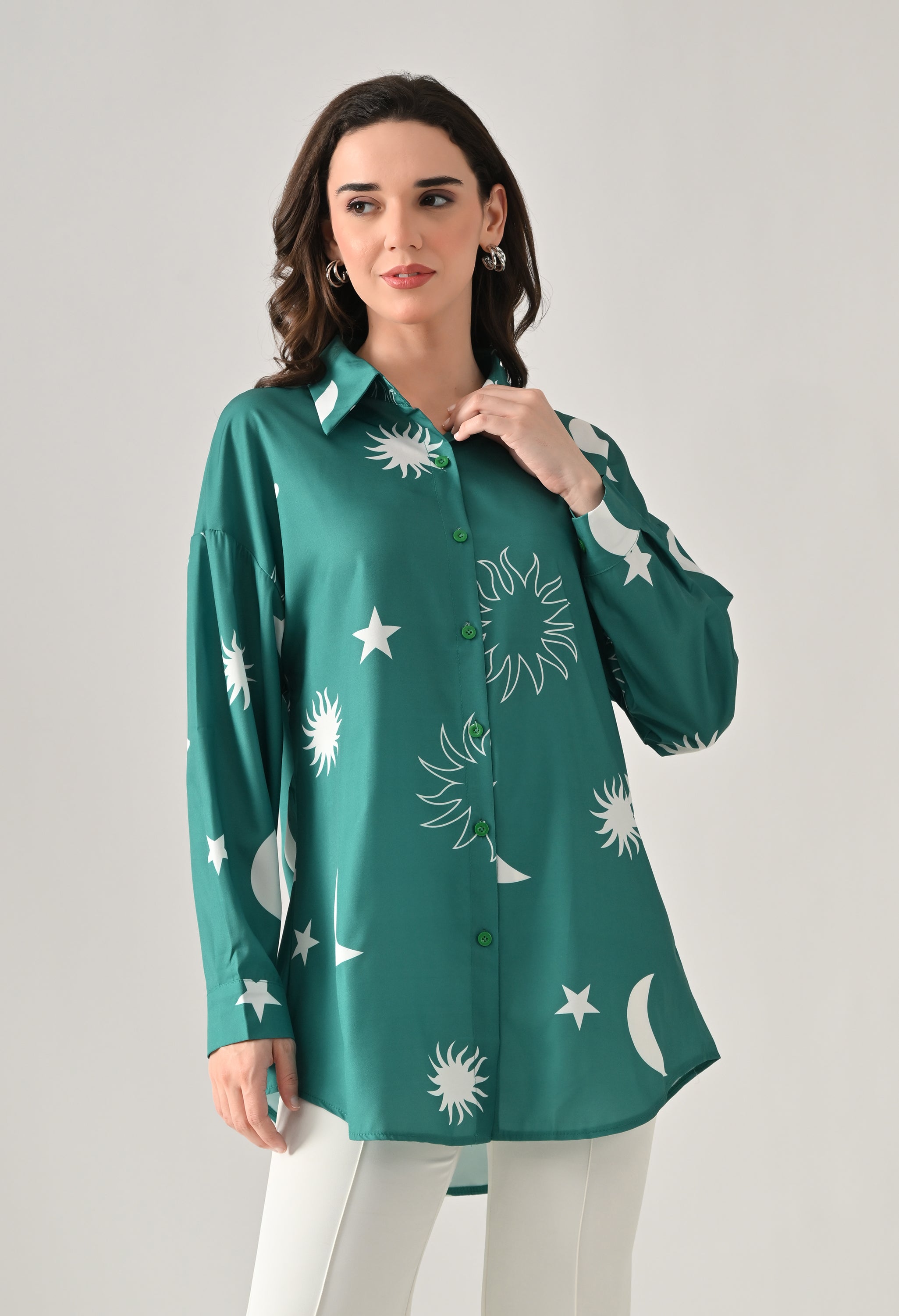 Printed Tunic Shirt