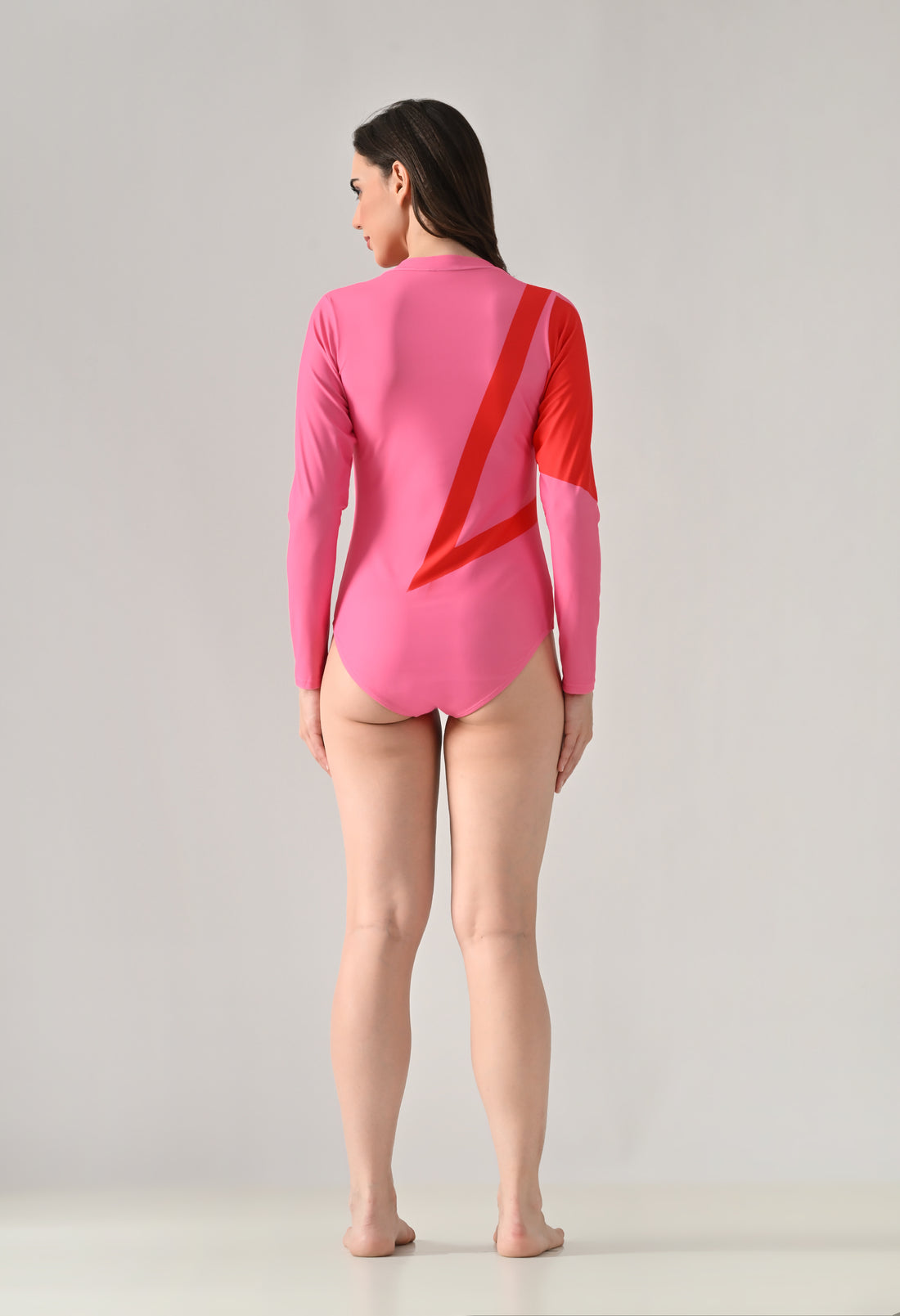 Abstract Print Monokini With Sarong