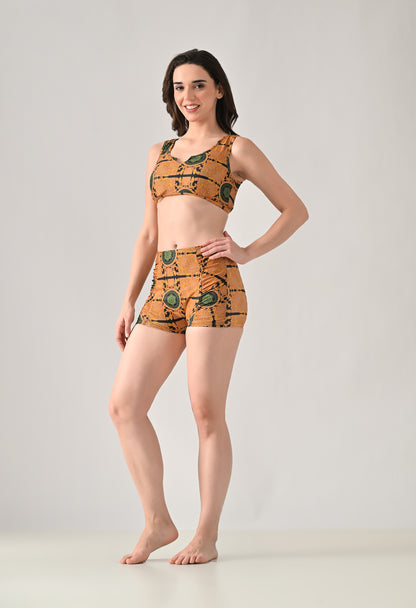 Baroque Two-Piece Swimsuit
