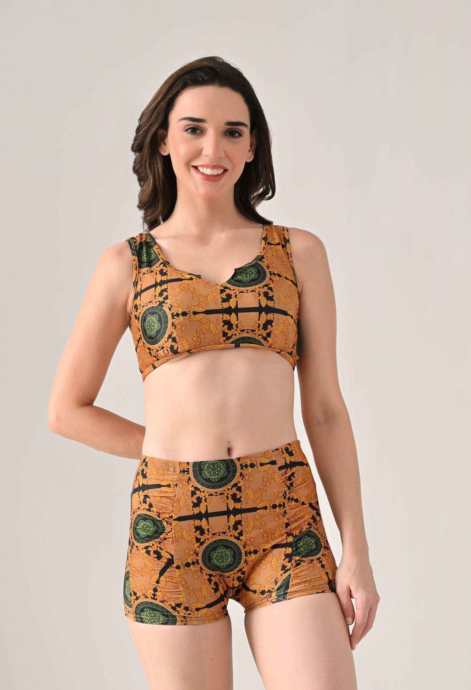 Baroque Two-Piece Swimsuit