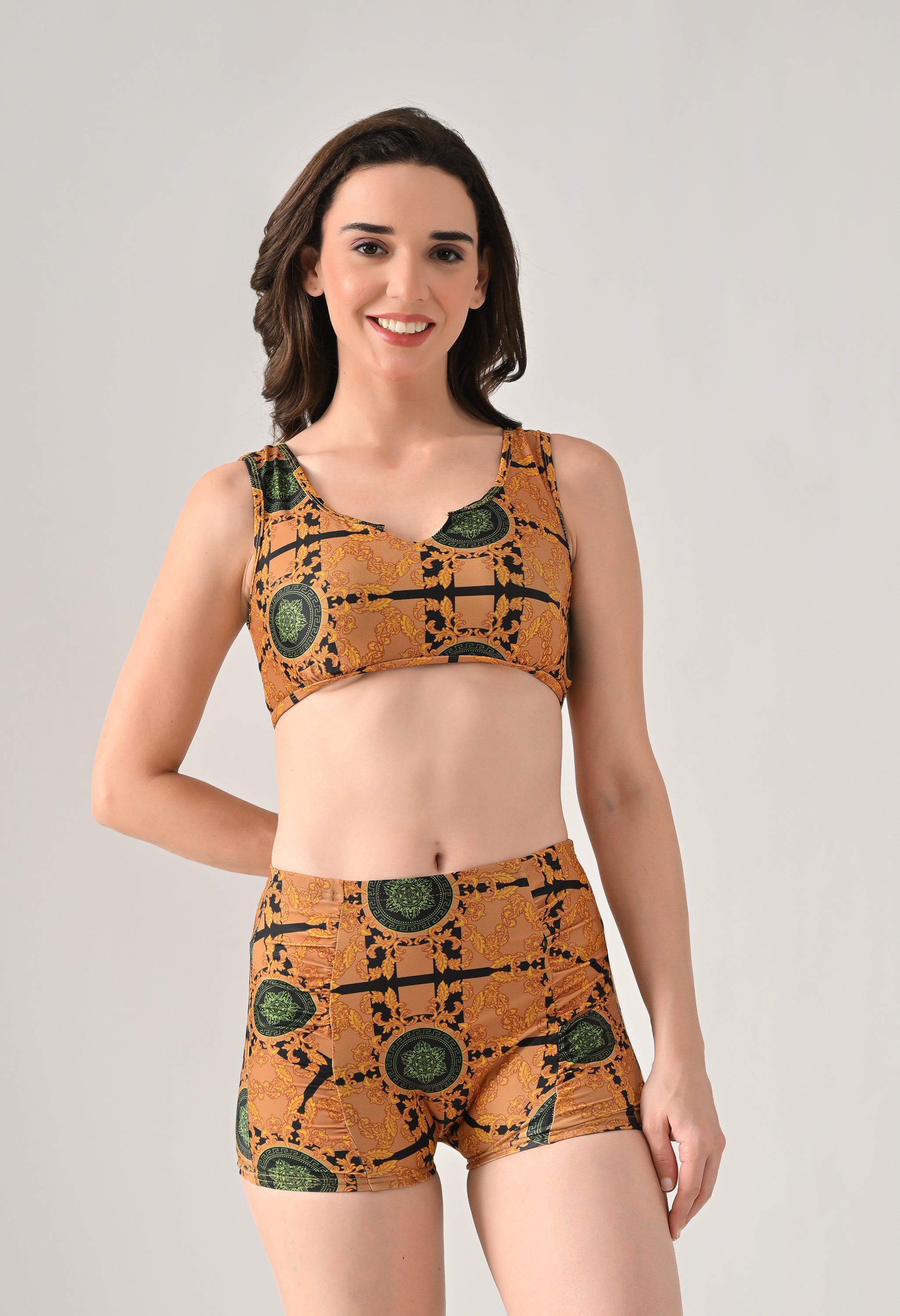 Baroque Two-Piece Swimsuit