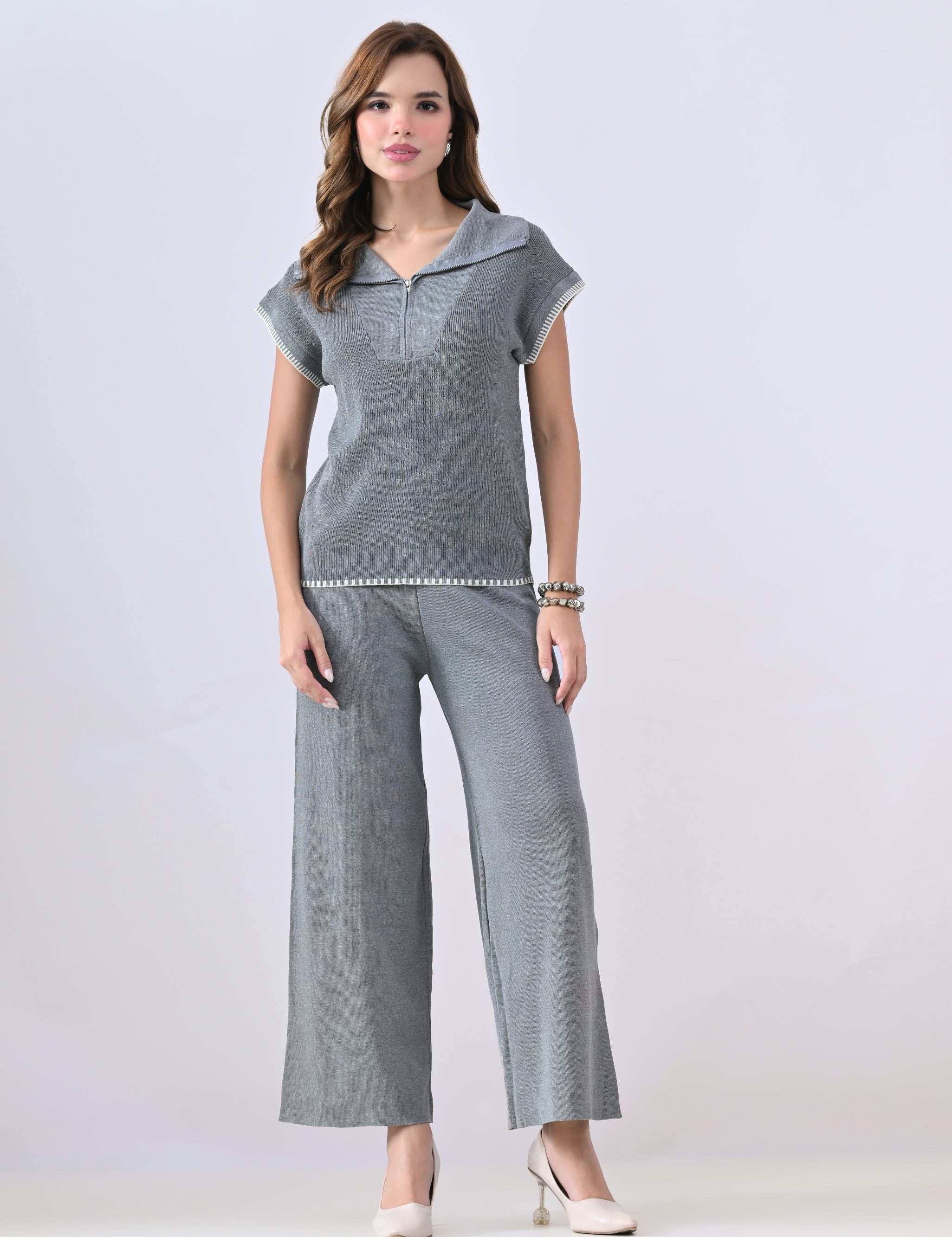 Threadline Knit Two-Piece Set