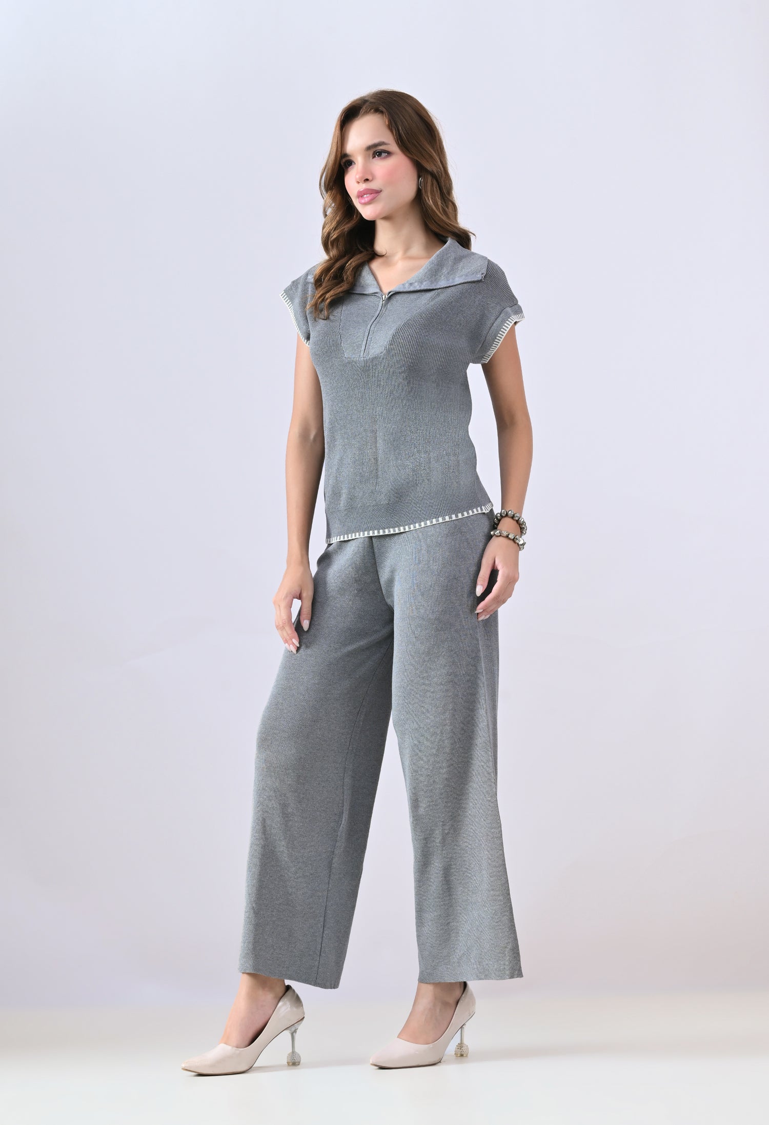 Threadline Knit Two-Piece Set