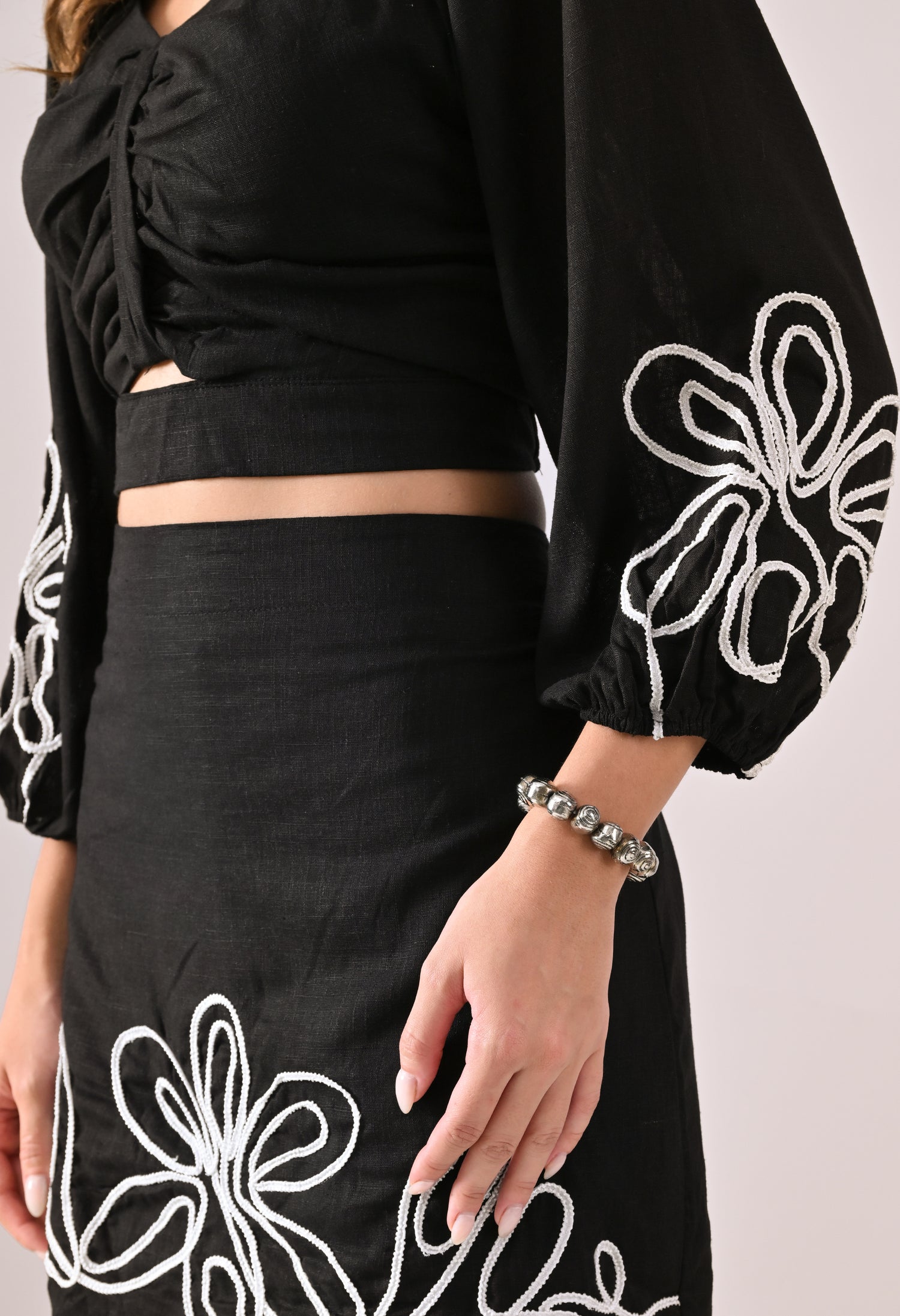 Floral Twist Two-Piece Set