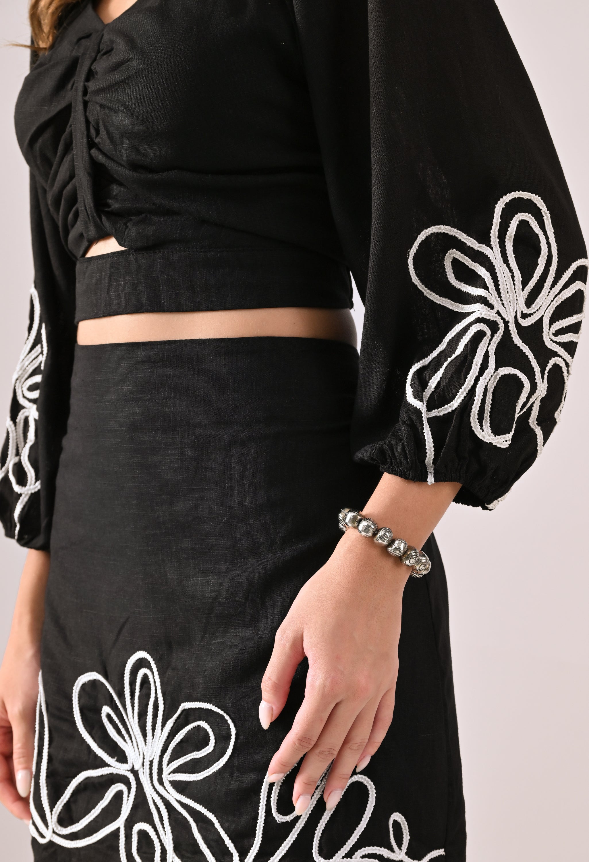 Floral Twist Two-Piece Set