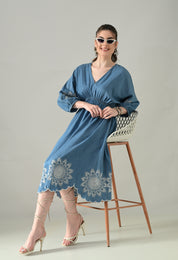 Blue Bloom Dress