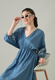 Blue Bloom Dress