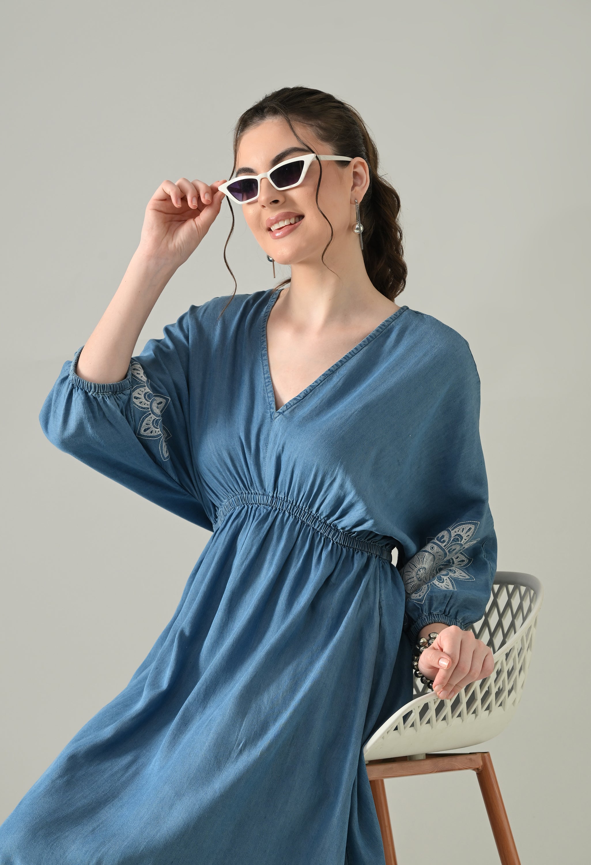 Blue Bloom Dress