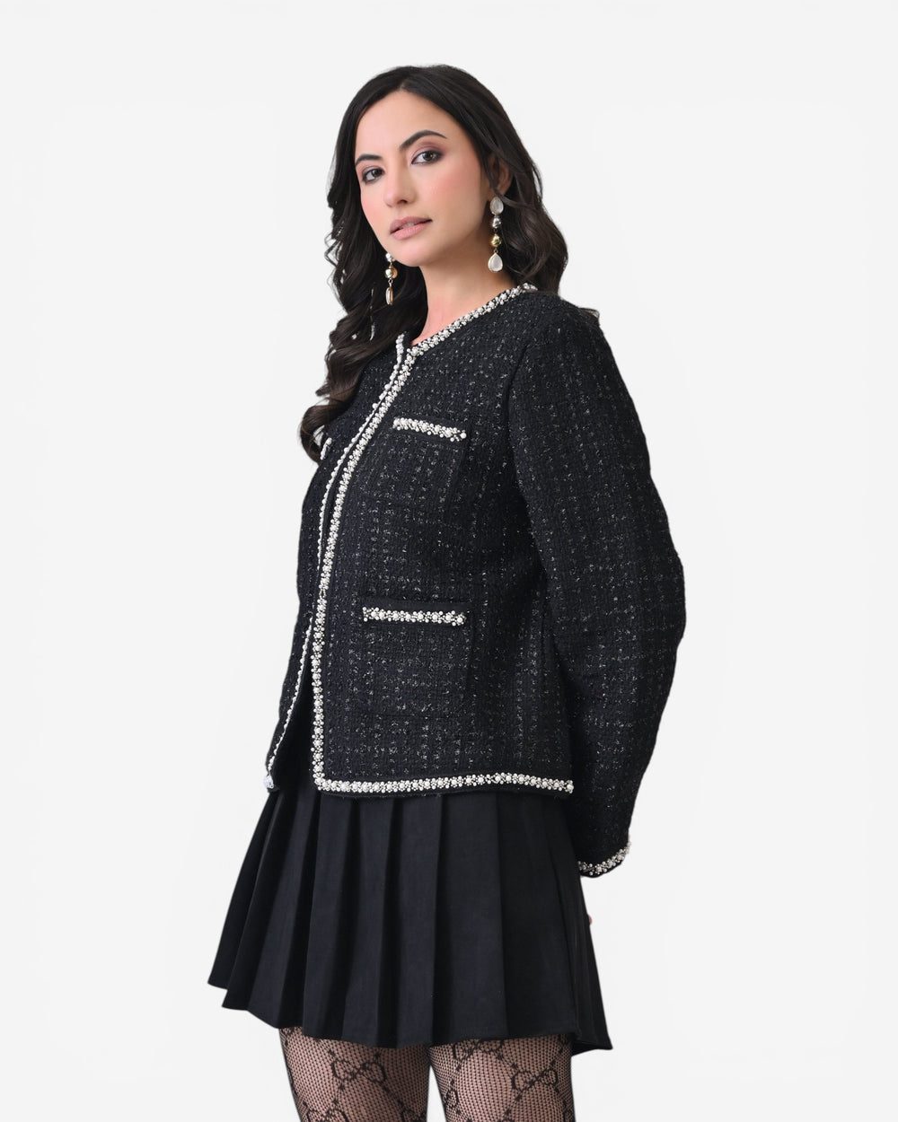 Noir Tweed Jacket