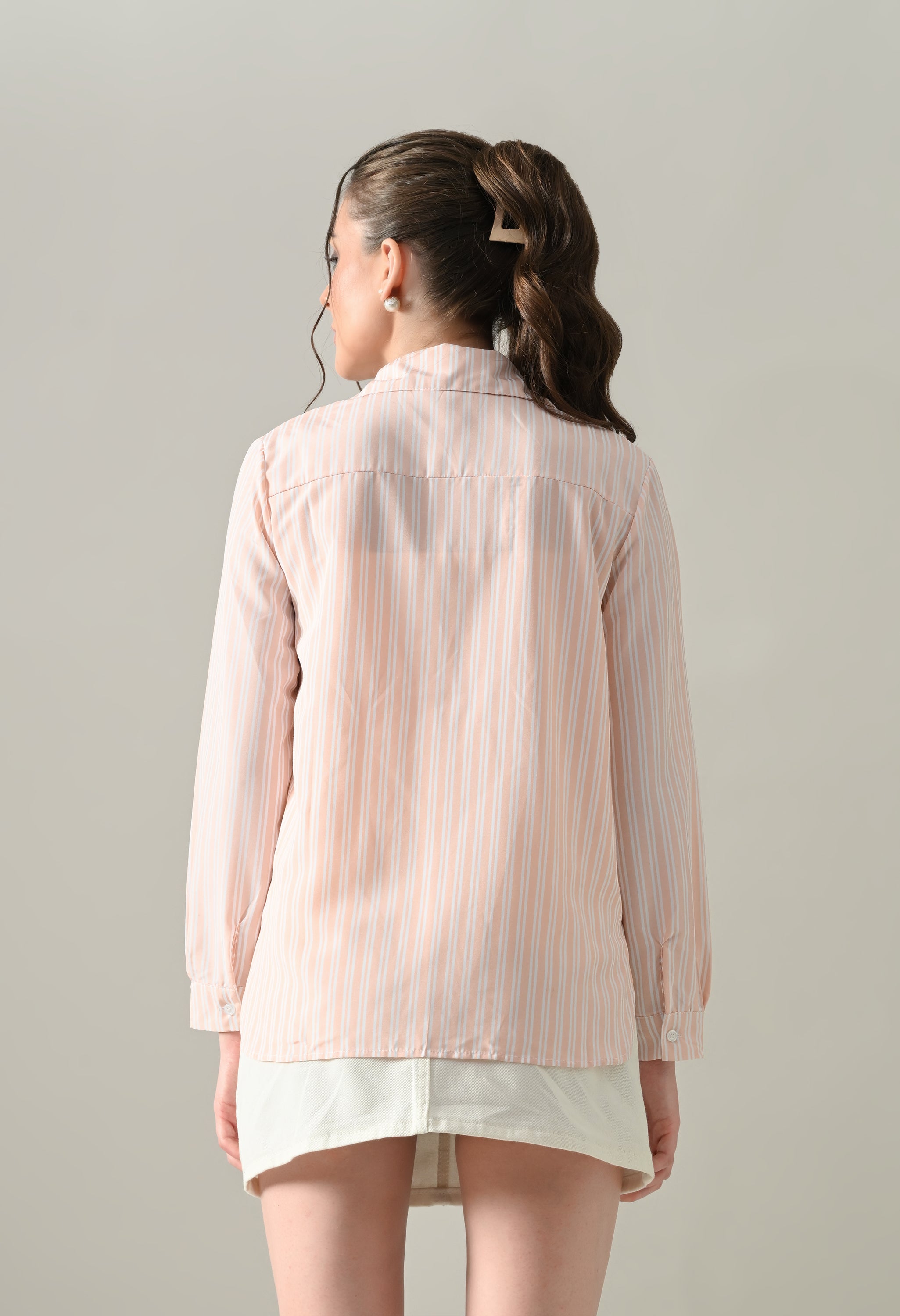 Sunlit Lace Panel Shirt