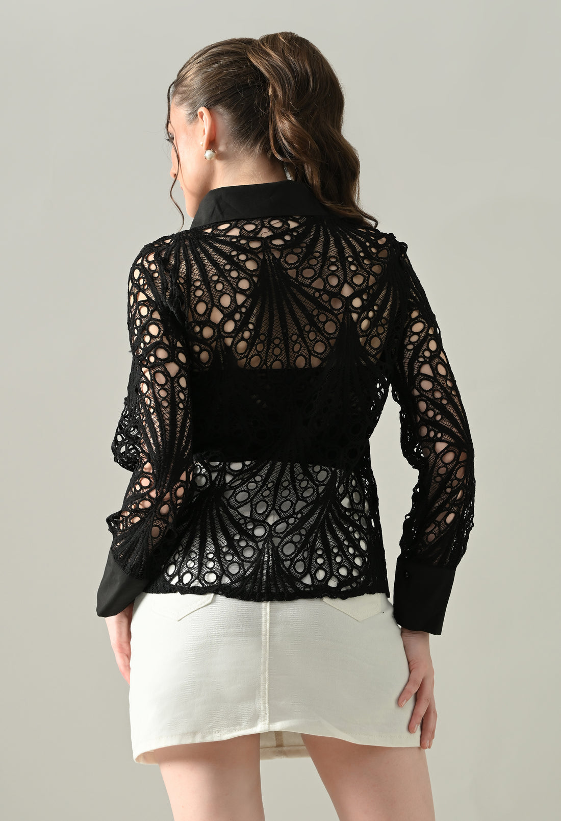 Lace Sheer Shirt