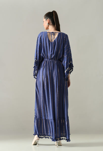 Seafoam Mirage Kaftan Maxi Dress
