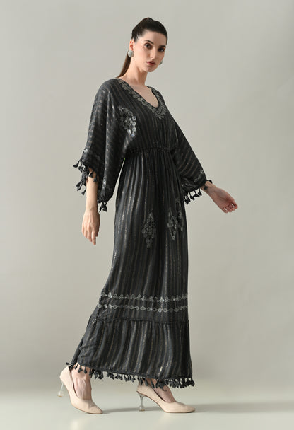 Seafoam Mirage Kaftan Maxi Dress