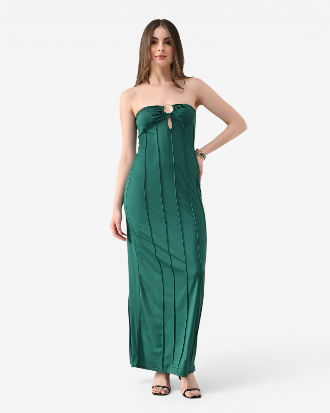 Panelled Bodycon Tube Dress