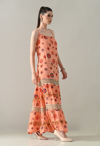 Sunset Rhythm Maxi Dress