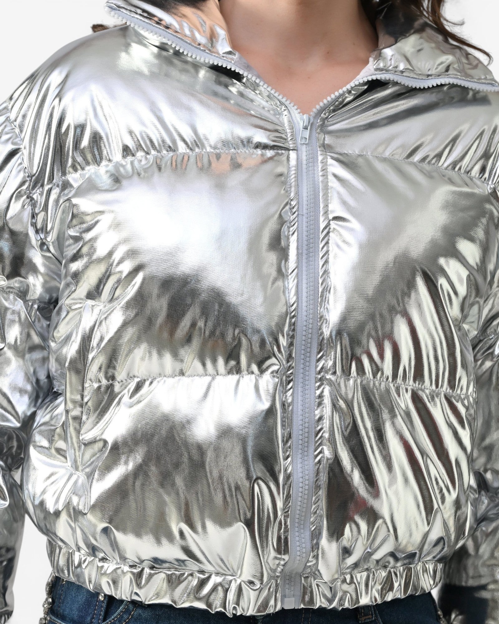 Silver Storm Puffer jacket