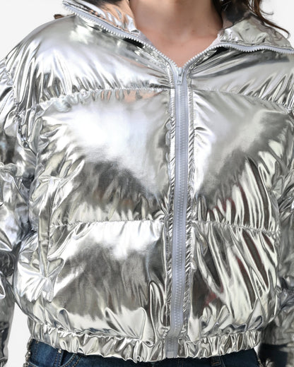 Silver Storm Puffer jacket