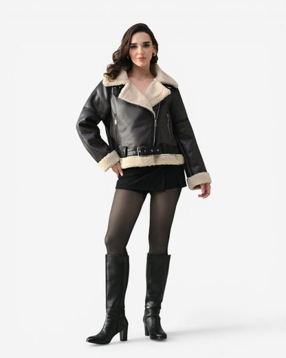 Shearling Leather Jacket