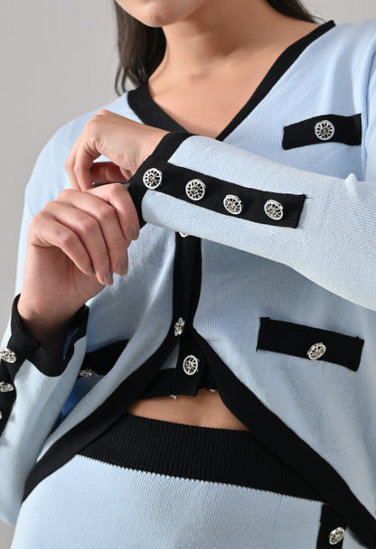 Bloom Knit Three-Piece Set