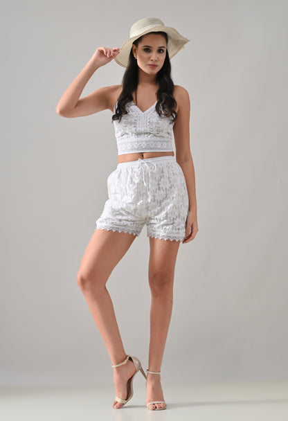 Halter Lace Co-ord Set