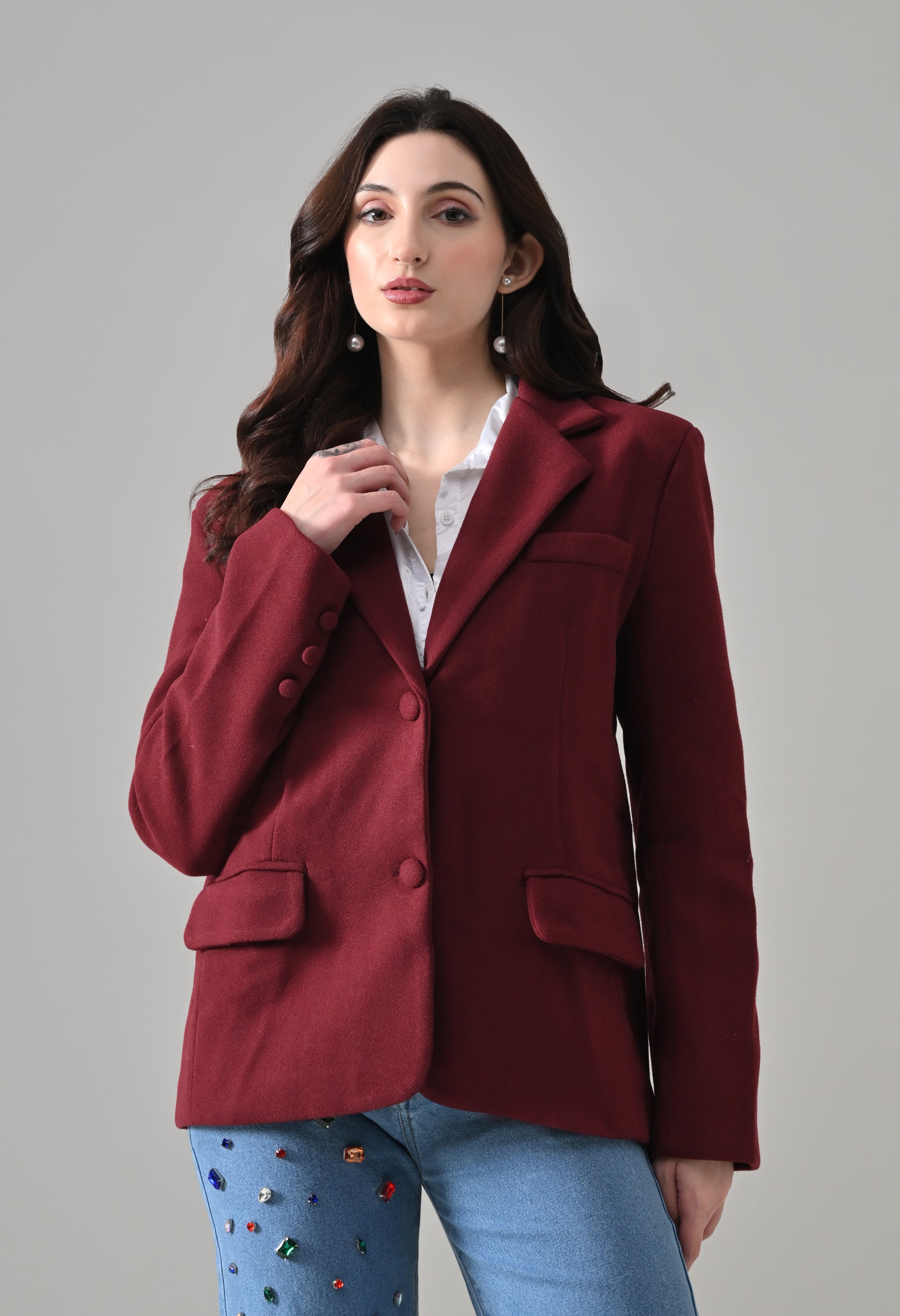 Heritage Blazer With Muffler