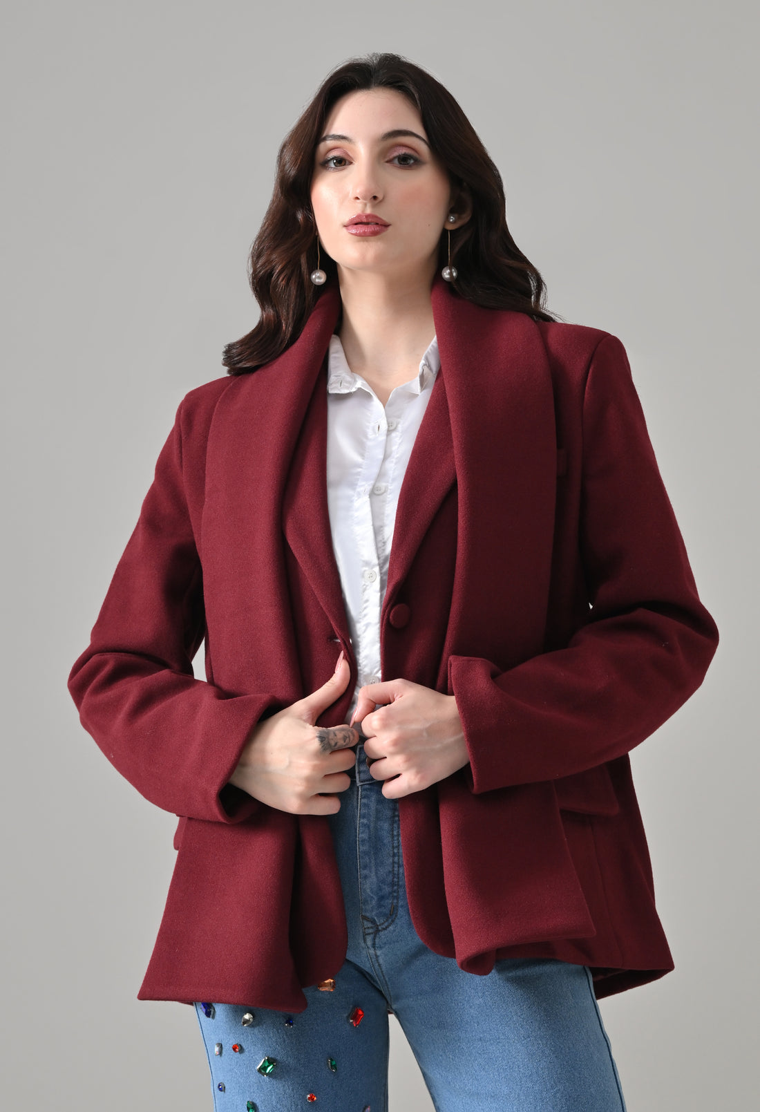 Heritage Blazer With Muffler