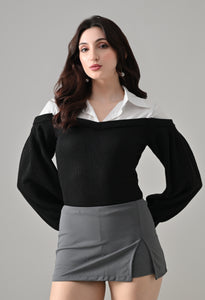 Collar Couture Sweater