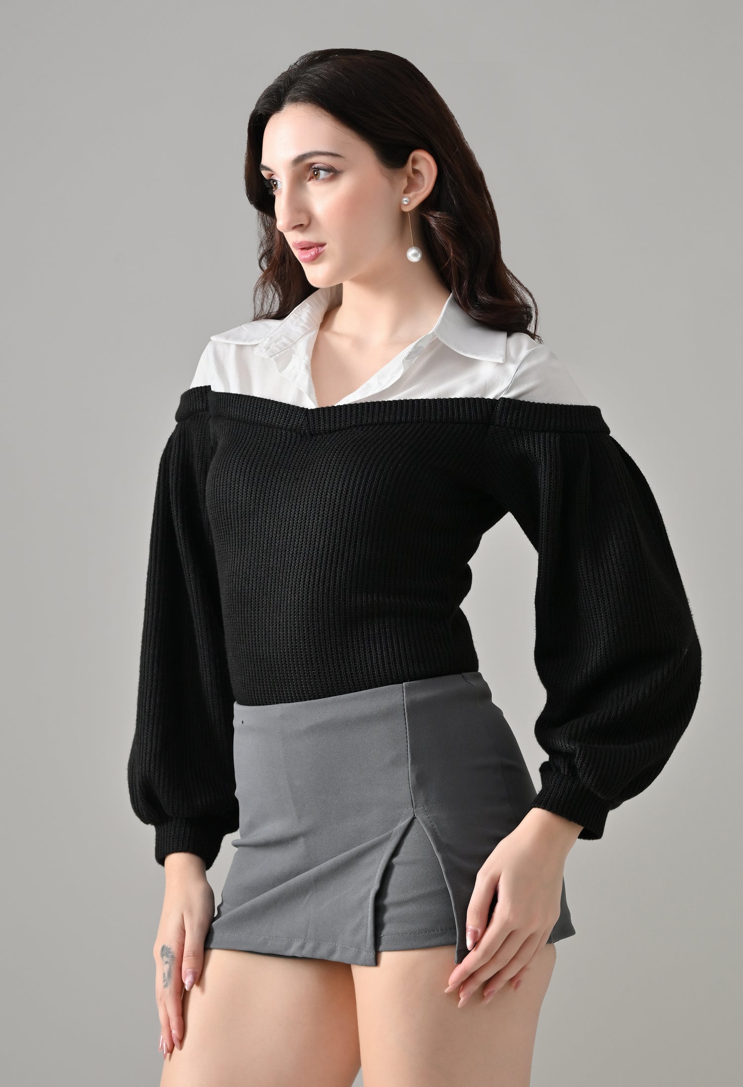 Collar Couture Sweater