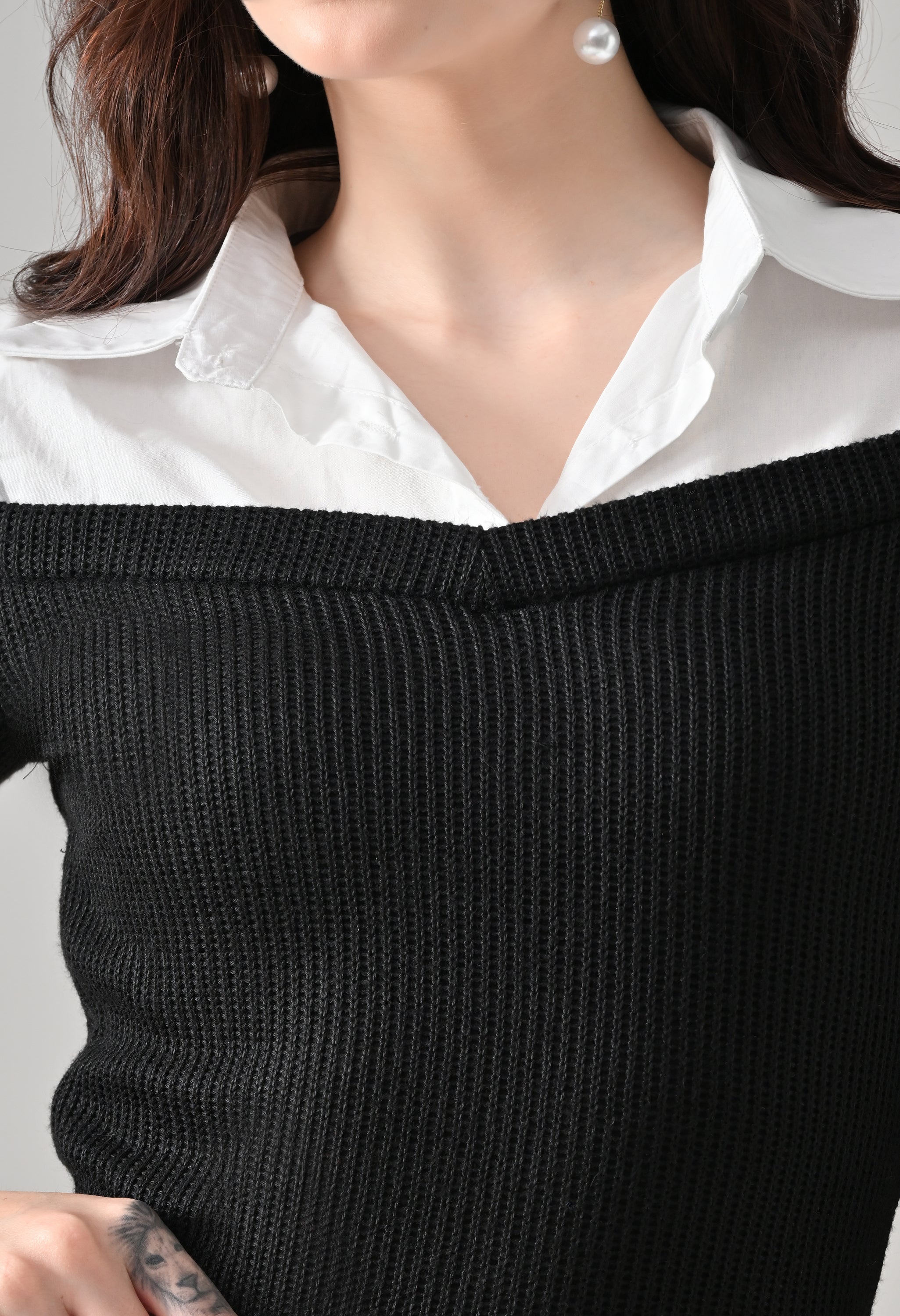 Collar Couture Sweater